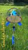 Stele/ Gartenstele/ Gartenstecker aus Glas und Holz im Drachenshop Mülheim_ Essen_ O