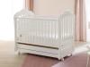 Süßes Retro Babybett mit Schaukelmechanismus Sofia