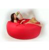 Sitzsack Sofa Love aus Kinstleder Rot 750l im Angebot von Furini