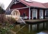 Fasssauna,  Saunafass,  Gartensauna,  Sauna,  Saunakota,  nordische Saunakota