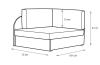 Ecksofa Kindersofa Wohnzimmersofa Schlaffunktion Kissen Aufbewahrungsbox Jugendc