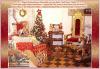 Nostalgische Event Weihnachtsdekorationen und antike Weihnachts-Loungebereiche f
