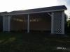 GARTENHÄUSCHEN LAUBE GARTENHAUS HOLZHAUS PAVILLONS MASSIVHOLZ KLEBEDACH 7x4,  5m