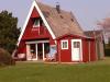 Ostsee-Ferienhaus Karlsson vom Dach mit Meerblick,  Sauna und Kamin