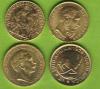 4 x Gold TOP STÜCKE Münze Goldmünze coins