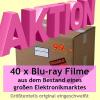 Bluray-Videos aus Saisonwechsel einen großen Elektronikmarktes 