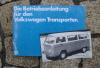 Betriebsanleitung VW Transporter /  1979 Bus T2