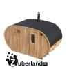 Fass-Sauna,  Saunafass,  Sauna Oval aus Fichtenholz