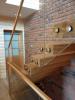 FREITRAGENDE SCHWIMMENDE HOLZTREPPEN EICHENHOLZ ESCHENHOLZ BUCHENHOLZ 100x28x12