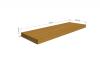 FENSTERBRETT BUCHENHOLZ MASSIVHOLZ FENSTERBANK POLIERT UNBEMALT 85x28x4cm