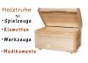  Details zu  Holztruhe Bettwäsche Spielzeug Truhe Massivholz Kiefer Holzkisten B