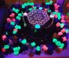 Dekogewebe ,  Weihnachtsdekoration,  Schauraumdekoration,   Partydeko,  Neonlichtdek