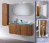 Modernes Badmöbel Set mit Vitrine