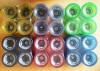 Weltneuheit: LED Longboard /  Skateboard Rollen v. Streetdevil Super Optik Wheels