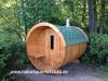 Saunafass,  Fasssauna,  Gartensauna,  Aussensauna,  Saunabau,  Sauna