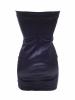 Leder Kleid schwarz mit Reißverschluss! 