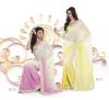 Bollywood SARI INDISCHE PARTY KLEID mit Blusenstoff