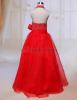 Satin Prinzessin Jugendweihekleid mit Gürtel - Mode-top